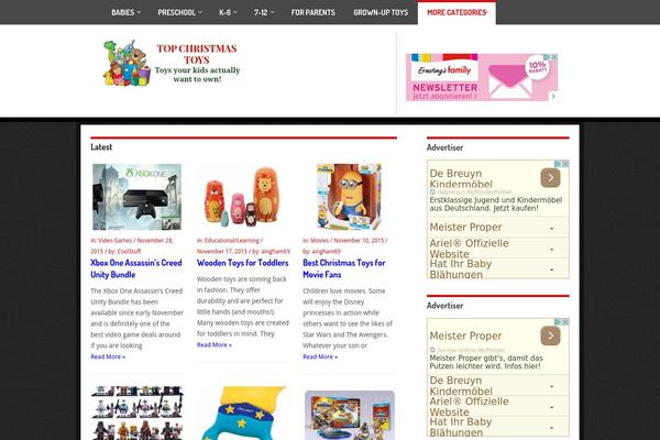 Hotnews theme site design template sample