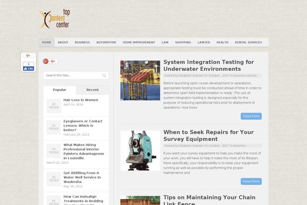 Minimalist theme site design template sample