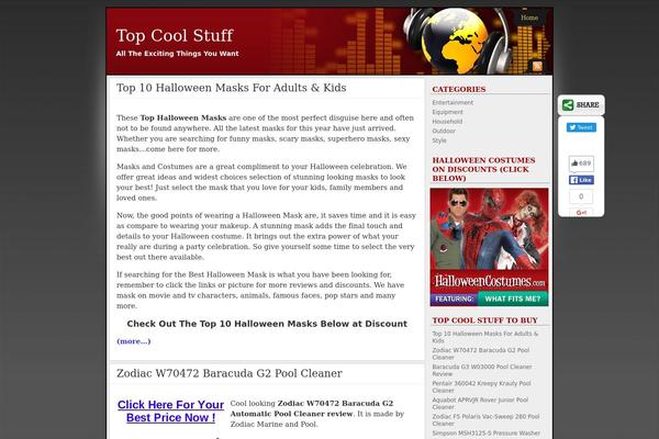 Sleek theme site design template sample
