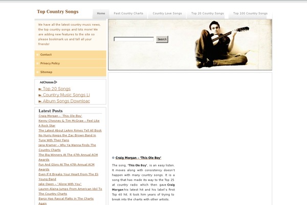 topcountrysongs.net site used Old-lamp