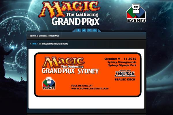 Orizon theme site design template sample