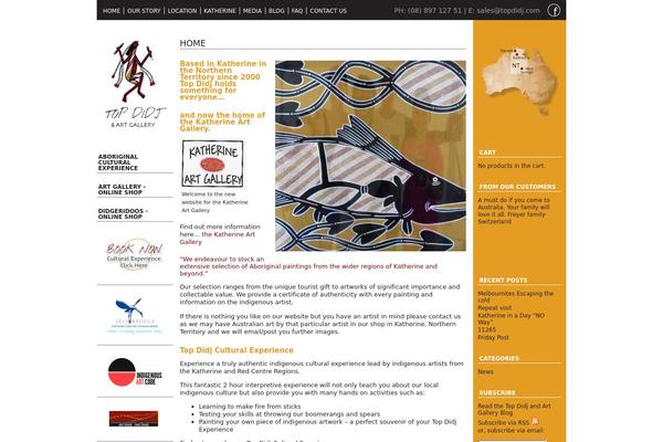 Om4 theme site design template sample