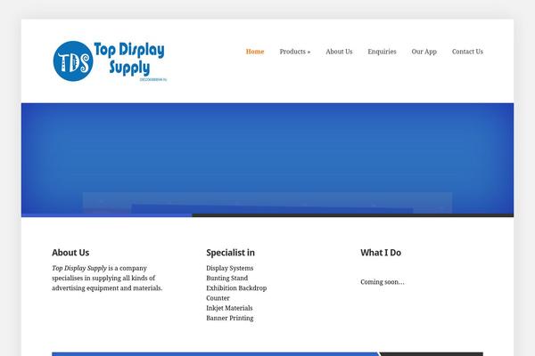 Foxy theme site design template sample
