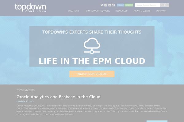Nirvana theme site design template sample