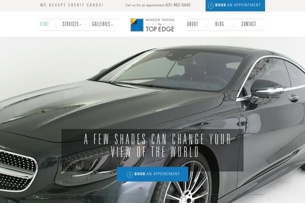 Tint theme site design template sample