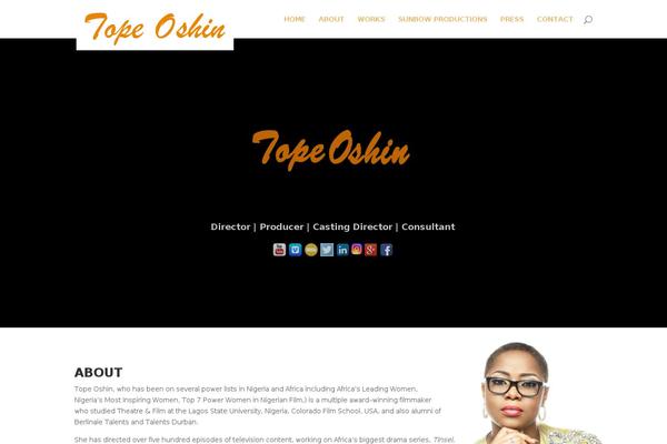 Divi theme site design template sample