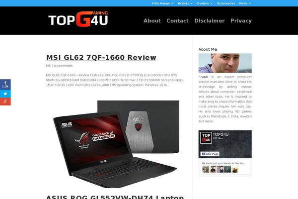 Site using Aspexi Facebook Like Box plugin