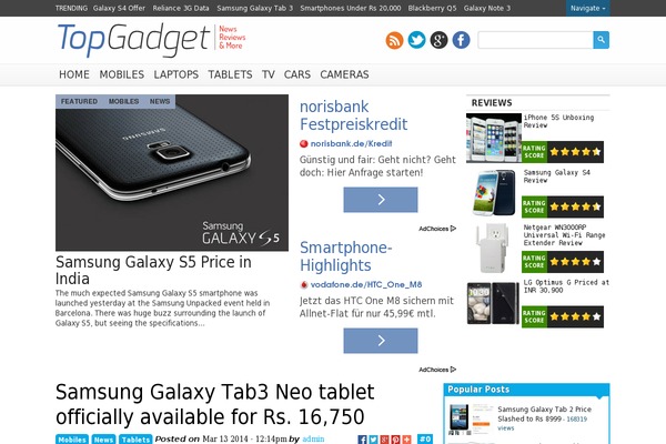 topgadget.in site used Topgadget