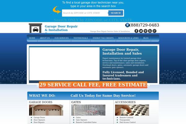 topgaragedoorrepair.com site used Garage-door