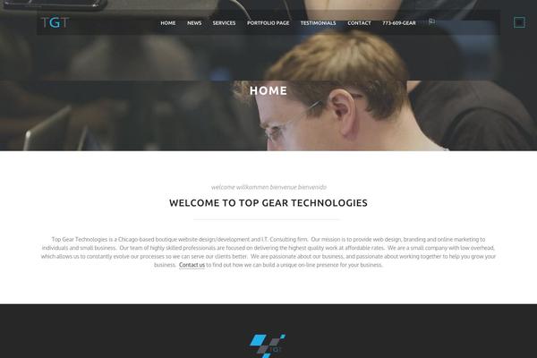 Friday theme site design template sample