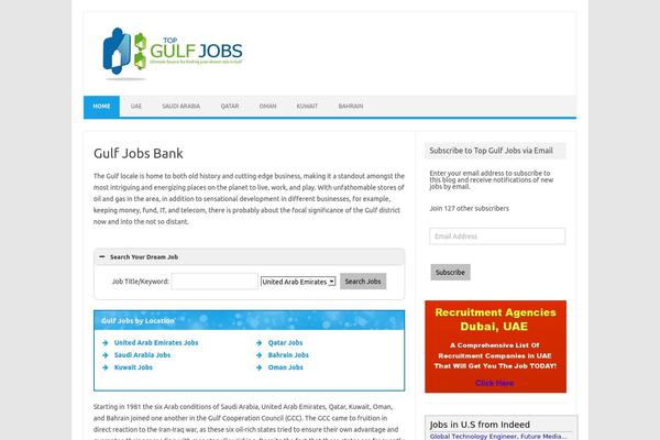 Iconic One theme site design template sample