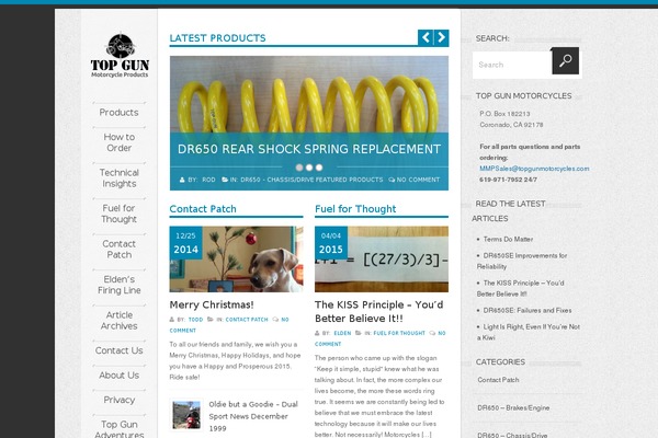 topgun theme websites examples