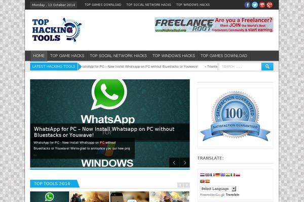 tophackingtools.com site used Tht