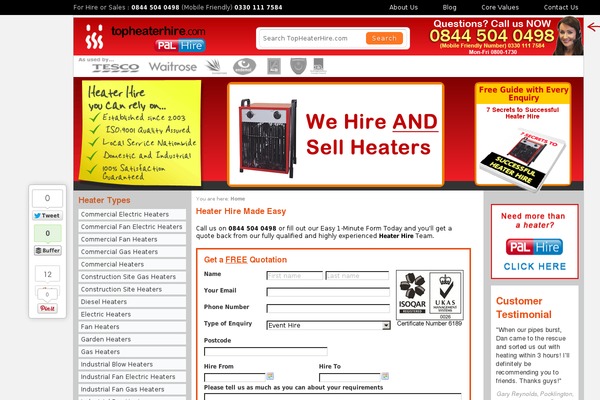 Site using Digg Digg plugin