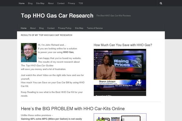 Hueman theme site design template sample