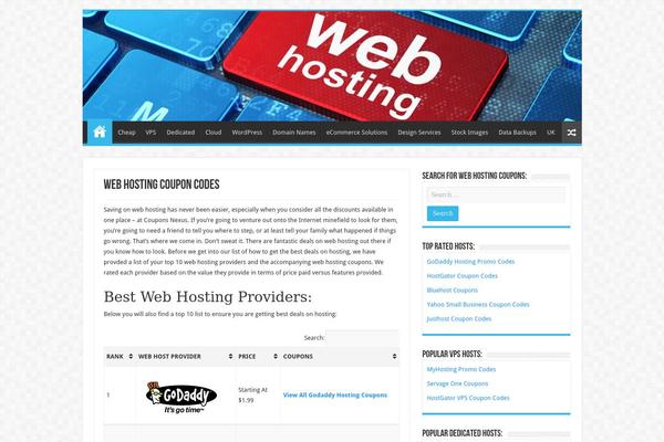 Sahifa theme site design template sample