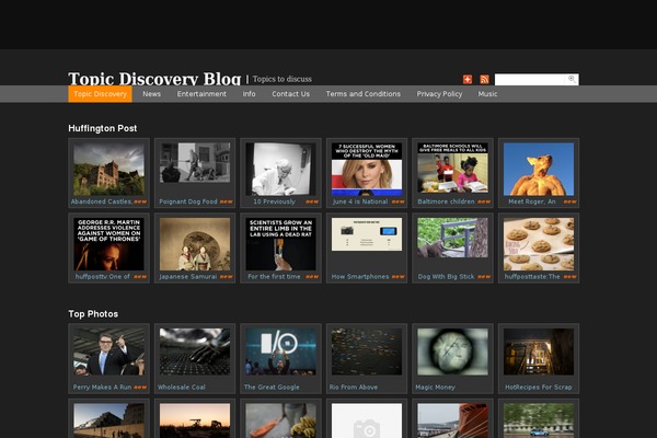 Onenews Premium theme site design template sample