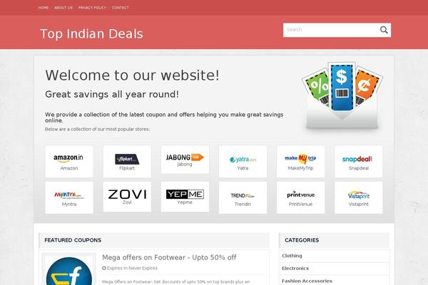 Cp theme site design template sample