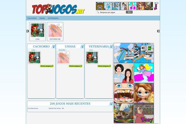 FunGames theme site design template sample
