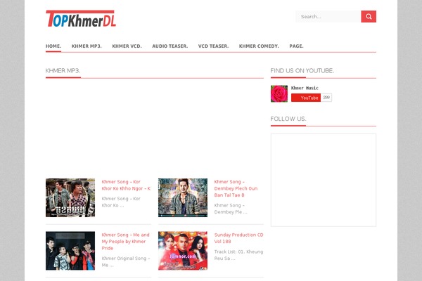 News theme site design template sample
