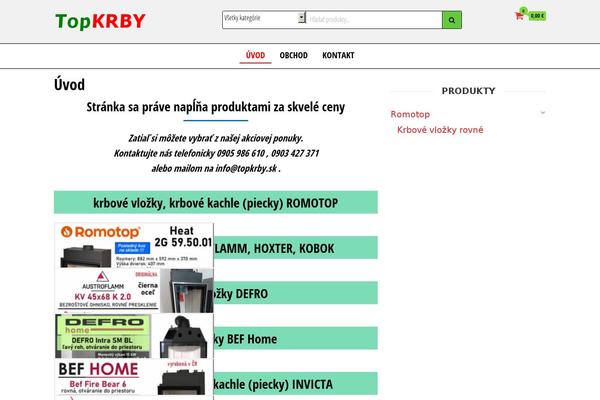 topkrby.sk site used Envo eCommerce