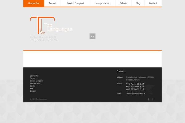 Vittoria theme site design template sample