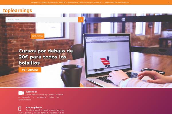 toplearnings.com site used Savana-lite