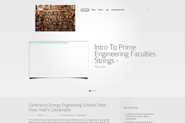 Nova theme site design template sample