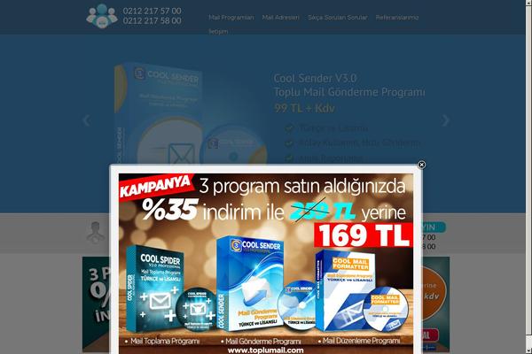 Envision theme site design template sample