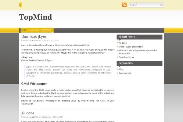 topmind.biz site used Mytheme