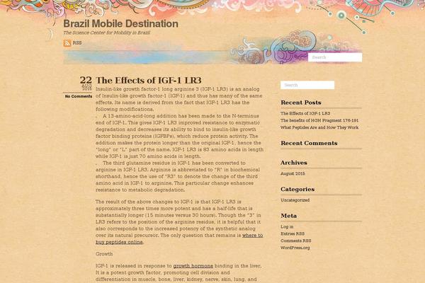 Koi theme site design template sample