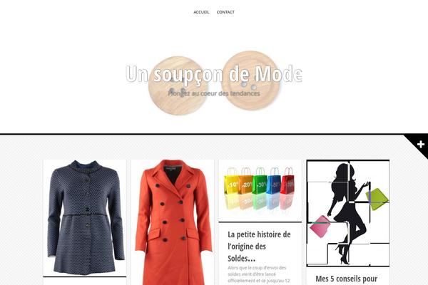 Alizee theme site design template sample