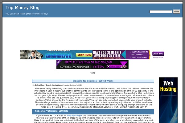 AndyBlue theme site design template sample