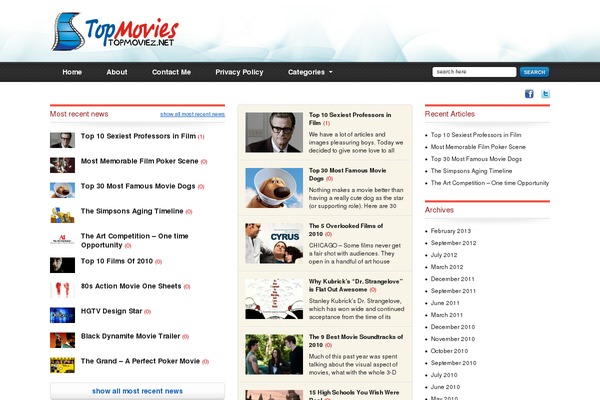 Gadget theme site design template sample