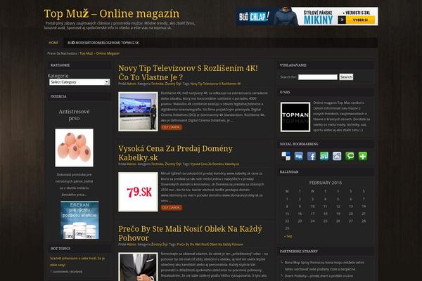 Pen theme site design template sample