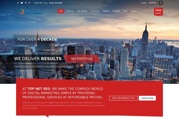 Ewebot theme site design template sample