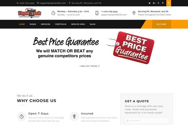 Site using Thememount-extras-fixology plugin