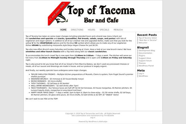 Atahualpa theme site design template sample