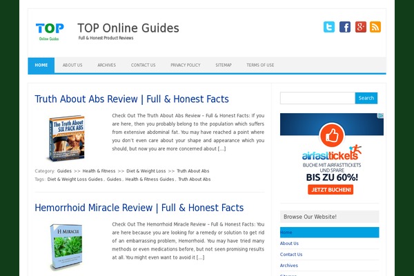 Site using Star Rating for Reviews plugin