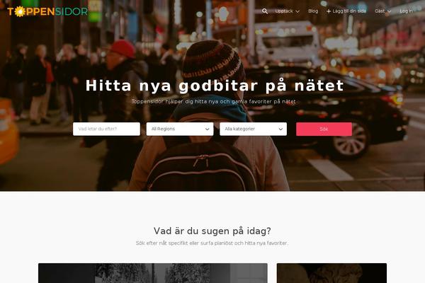 Listify Child theme site design template sample