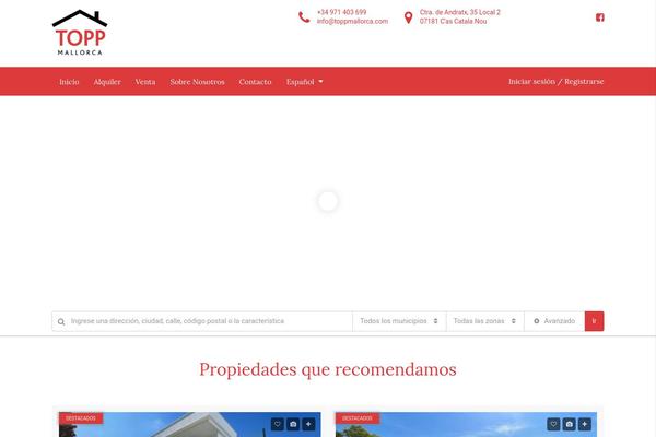 Houzez theme site design template sample