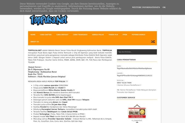 CleanBIZ theme site design template sample