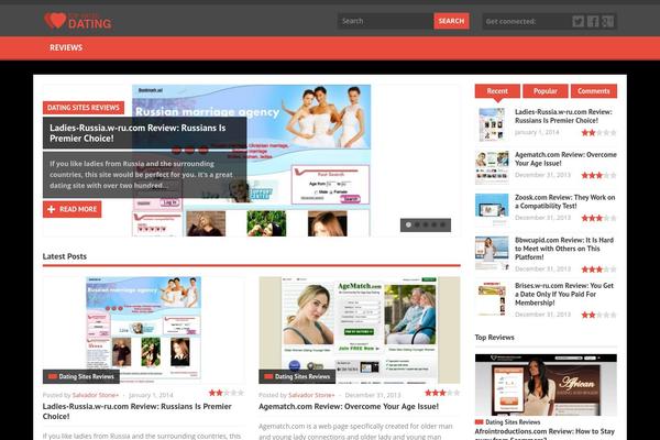 Jono theme site design template sample