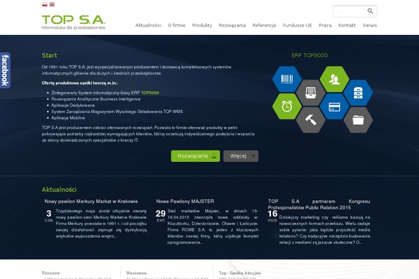 Site using Facebook Likebox Slider by ARScode plugin