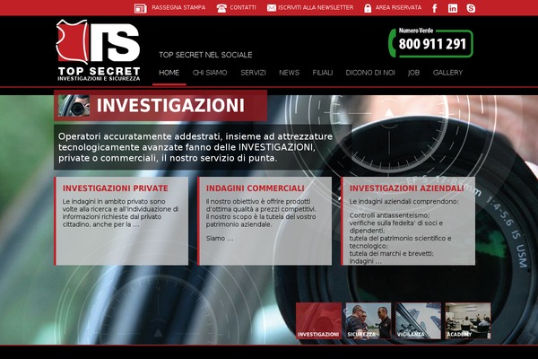 topsecret.it site used Columbus-theme