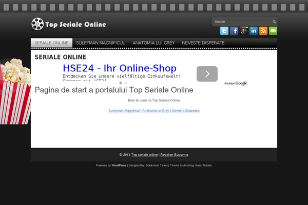 topserialeonline.com site used Moviewp