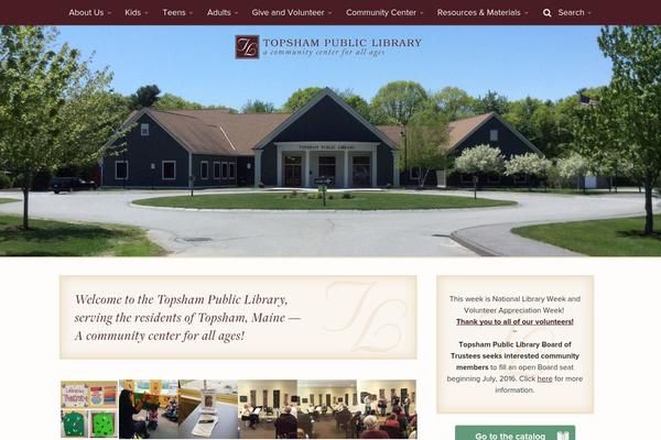 Site using Library-bookshelves plugin