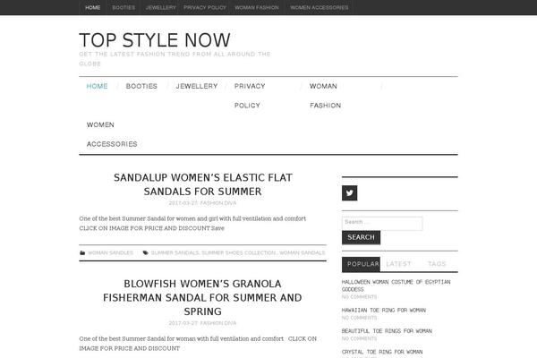 Fashionistas theme site design template sample