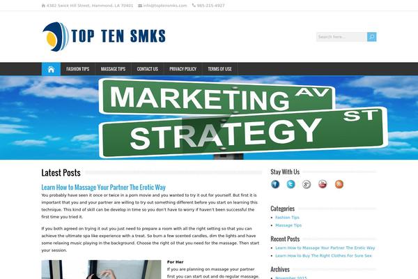 HappenStance theme site design template sample