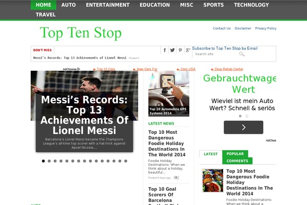 Max Mag theme site design template sample